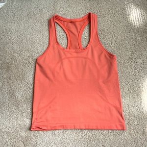 Orange Race Length Lululemon Tank | 6